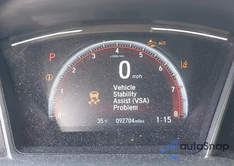 2020 Honda Civic Sport from USA, damaged, VIN 2HGFC2F81LH510692